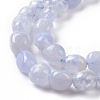 Natural Blue Chalcedony Beads Strands G-K203-26-3