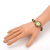 Tibetan Style Alloy Mixed Stone Watch Bracelets BJEW-JB01754-6