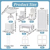 Olycraft 20pcs 9 styles Plastic Furniture Dollhouse Home Decorations DJEW-OC0001-45-2