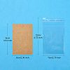 30Pcs Rectangle Paper One Pair Earring Display Cards with Hanging Hole DIY-YW0008-55B-3