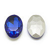 Pointed Back Glass Rhinestone Cabochons RGLA-T080-10x14mm-11-2