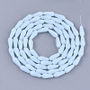 Opaque Solid Color Glass Beads Strands X-GLAA-T009-001I-2
