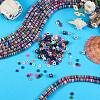 10 Strands Eco-Friendly Handmade Polymer Clay Beads Strands CLAY-SZ0001-62B-5