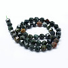 Natural Bloodstone Beads Strands G-F523-16-8mm-2