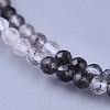 Natural Rutilated Quartz Beaded Necklaces NJEW-K114-A-A05-2