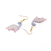 Acrylic Dinosaur Pendants Dangle Earrings EJEW-JE04581-6