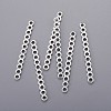 12-Hole Rectangle Nickel Free & Lead Free Alloy Spacer Bars PALLOY-J589-52AS-FF-1