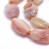 Natural Botswana Agate Beads Strands G-K223-34A-3