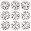 AHADERMAKER 30Pcs Alloy Rhinestone Cabochons ALRI-GA0001-09S-1