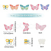 SUNNYCLUE 50Pcs 2 Style Resin Cabochons CRES-SC0002-21-2