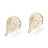 Brass Stud Earring Findings KK-M211-03G-1