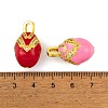 Brass Micro Pave Cubic Zirconia Pendants KK-E112-02G-4