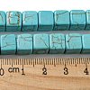 Dyed Synthetic Turquoise Beads Strands G-G075-B02-02-5