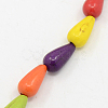 Natural Howlite Beads Strands TURQ-G140-07-2