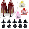 Gorgecraft 10Sets 5 Style TPU Plastic High Heel Stoppers Protector AJEW-GF0005-21B-5