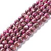 Assembled Synthetic Pyrite and Dyed Howlite Beads Strands G-K317-A03-01-1