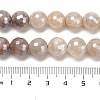 Electroplated Natural Quartz Round Beads Strands G-L598-A06-01-5