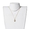 Brass Micro Pave Cubic Zirconia Pendant Necklaces and Dangle Earrings Jewelry Sets SJEW-JS01011-8