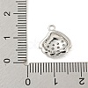 Rack Plating Brass Micro Pave Clear Cubic Zirconia Charms KK-P277-10P-3