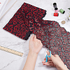 Polyester Lace Flower Fabric DIY-WH0034-95A-3
