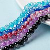 Baking Painted Crackle Glass Bead Strands CCG-S001-8mm-M-4