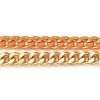 Two Tone Handmade Brass Curb Chains X-CHC-I035-01G-07-2