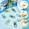 DICOSMETIC 42Pcs 3 Colors Alloy Swivel Clasps FIND-DC0005-61-5