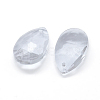 Faceted Glass Pendants GLAA-F069-S-A01-2
