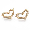 Brass Stud Earring Findings KK-R130-039A-NF-1