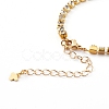 Brass Rhinestone Strass Chain Bracelets BJEW-JB06002-3