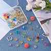 DIY Heart Drop Earring Making Kit DIY-SZ0007-66-4
