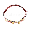 Nylon Thread Braided Beads Bracelets BJEW-TA00545-1