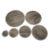 Flat Round Wooden Basket Bottoms DIY-WH0258-52-1