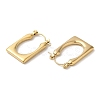 Rack Plating 304 Stainless Steel Hoop Earrings for Women EJEW-Z026-30G-2