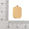 Ion Plating(IP) 304 Stainless Steel Pendants STAS-C108-10G-3