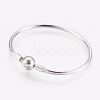 304 Stainless Steel European Style Bangle Making BJEW-F167-02P-A-1