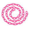 Handmade Opaque Acrylic Cable Chains KY-N014-001H-2