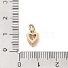 316 Stainless Steel Micro Pave Cubic Zirconia Charms ZIRC-P108-01G-E-3