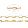 Rack Plating Brass Paperclip Chains CHC-K013-06C-3