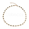 Alloy Enamel Star Link Chain Bracelets & Necklaces Jewelry Sets X-SJEW-JS01140-3