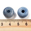 Dyed & Heated Natural Blue Aventurine European Beads G-C134-04D-3