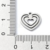 Non-Tarnish 304 Stainless Steel Charms STAS-C097-28P-3