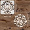 PET Hollow Out Drawing Painting Stencils DIY-WH0383-0042-2