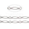 304 Stainless Steel Ring and Oval Link Chains CHS-E023-08P-2