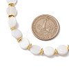 Natural Freshwater Shell Beaded Necklaces for Women NJEW-JN04829-3