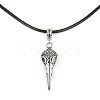 Alloy Bird Pendant Necklaces NJEW-JN04558-05-1