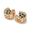 Alloy Rhinestone European Beads FIND-Q115-09G-2