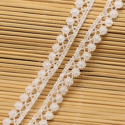 Flower Cotton Ribbon for Jewelry Making ORIB-F001-13-1