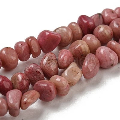 Natural Rhodochrosite Bead Strands G-F465-52-1