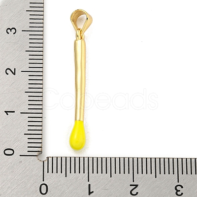 Real 18K Gold Plated Brass Pendants KK-R159-40G-01-1